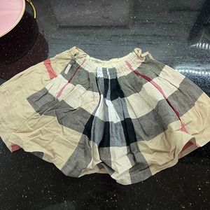 Toddler girl Burberry skirt